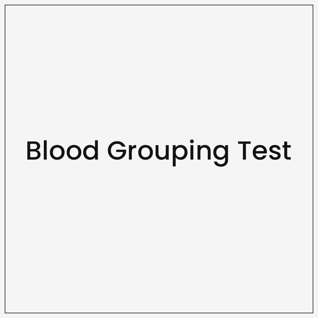 Blood Grouping Test Gooddays Healthcare